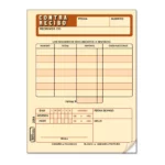BLOCK CONTRARECIBO 25JGS PRINTA 2064 ATADO DE 3 PZAS.