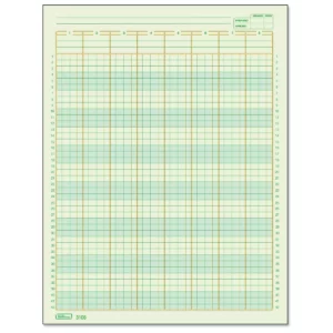 BLOCK AUDITORIA 8 COLUMNAS 50HJS PRINTA ATADO DE 3 PZAS.