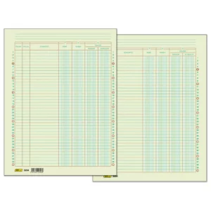 BLOCK AUXILIAR CUENTA CORRIENTE 25H 3204 ATADO DE 3 PZAS.