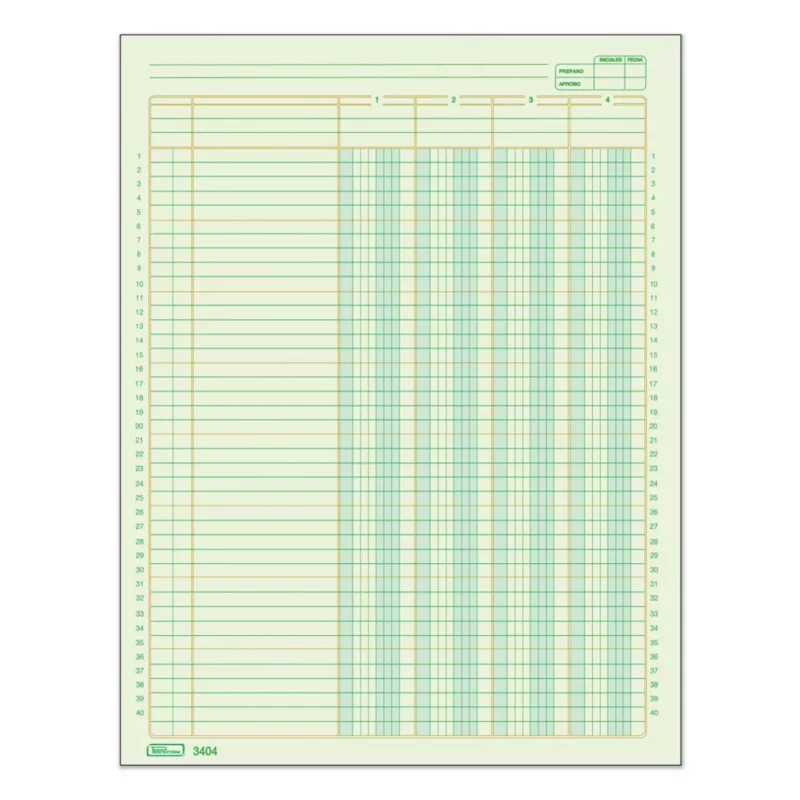 BLOCK CONCEPTO 4 COLUMNAS 50HJS PRINTA ATADO DE 3 PZAS.