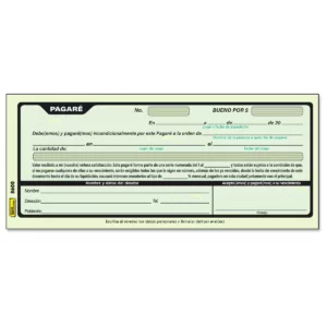 BLOCK PAGARE 50HJS PRINTA 8600 ATADO DE 3 PZAS.