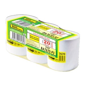 ROLLO AUTOCOPIANTE 76MM X 20MTS 7670 C/3