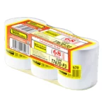 ROLLO TERMICO 76MM X 68MTS T7670 C/3