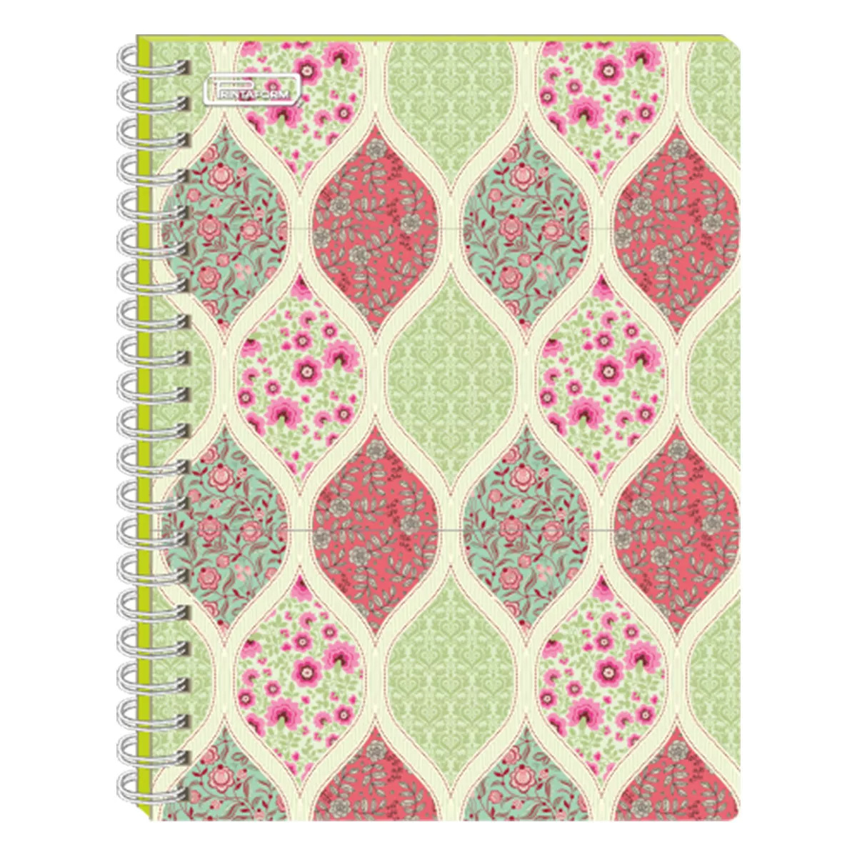 CUADERNO PROFESIONAL 100HJS FLORAL C7 ATADO DE 3 PZAS.
