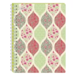 CUADERNO A6 12.5X17 FLORAL RAYA ATADO DE 3 PZAS.