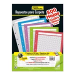HOJA PARA CARPETA CARTA C/100 C5 ATADO DE 5 PZAS.