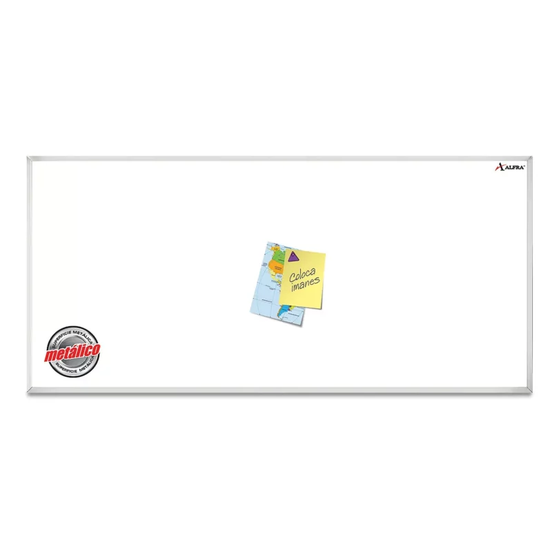 PIZARRON BLANCO METALICO 3201 90X120