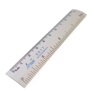 REGLETA ALUMINIO 10CMS 3017. ATADO DE 10 PZAS.