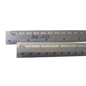 REGLETA ALUMINIO 30CMS 3020 ATADO DE 5 PZAS.