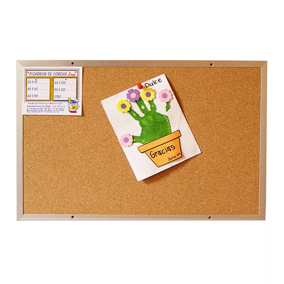 PIZARRON CORCHO NATURAL 90X120 2049