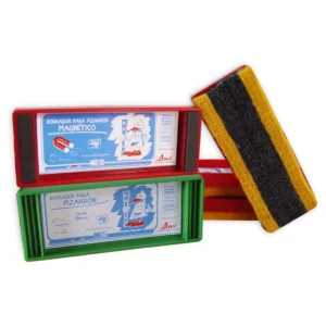 BORRADOR PARA PIZARRON CON IMAN 1002 ATADO DE 3 PZAS.