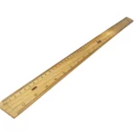 REGLA MADERA 60CMS 5009 ATADO DE 5 PZAS.