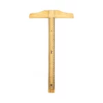 REGLA T MADERA 60CMS 5018. ATADO DE 2 PZAS.