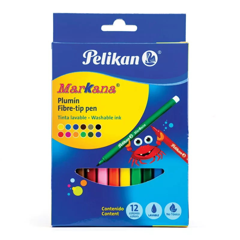 PLUMON COLORELLA STAR C/12 COLORES SURTIDOS ATADO DE 3 PZAS.