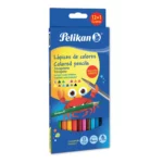 COLORES TRIANGULAR 4MM C/12 PELIKAN ATADO DE 4 PZAS.