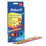 COLORES LARGOS 4MM C/12 PELIKAN ATADO DE 4 PZAS.