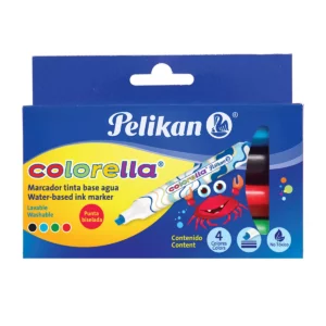 MARCADOR COLORELLA C/4 COL SURT ATADO DE 3 PZAS.