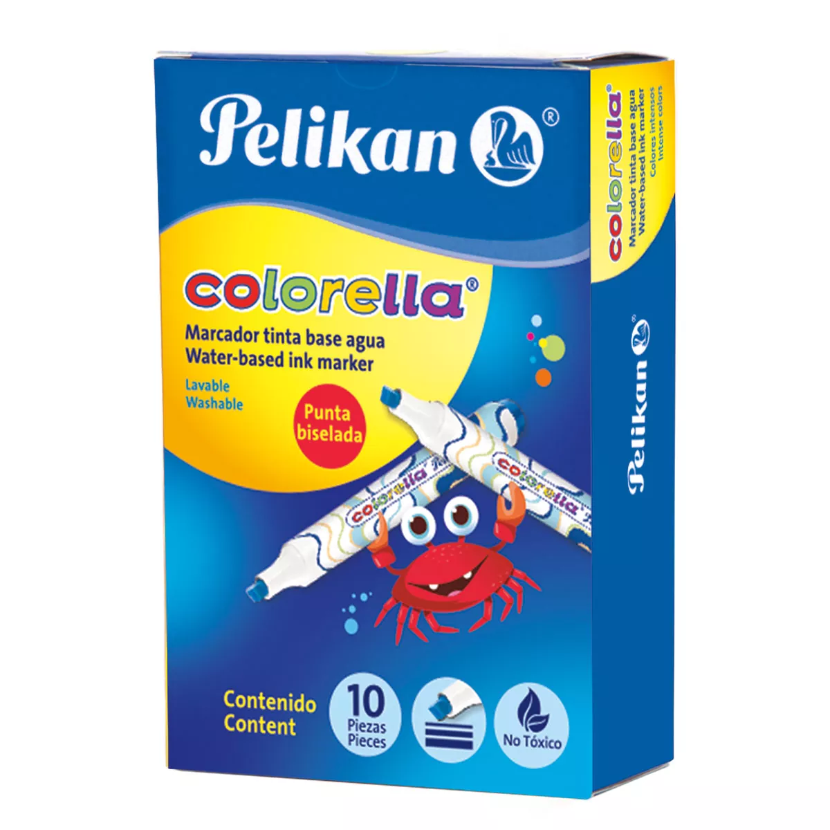 MARCADOR COLORELLA C/10 AMARILLO