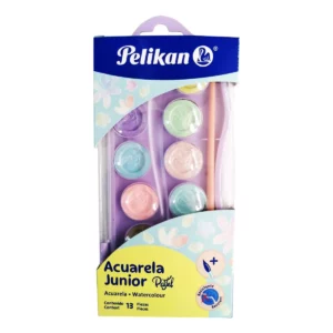 ACUARELA JUNIOR C/12 PASTEL 07501225 ATADO DE 2 PZAS.