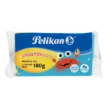 PLASTILINA PELIKAN 180GRS AZUL CLARO ATADO DE 5 PZAS.
