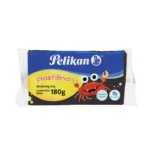 PLASTILINA PELIKAN 180GRS NEGRA ATADO DE 5 PZAS.