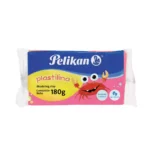 PLASTILINA PELIKAN 180GRS ROSA ATADO DE 5 PZAS.