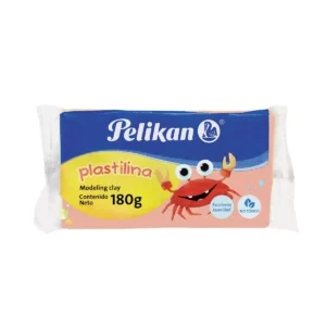 PLASTILINA PELIKAN 180GRS ROSA CARNE ATADO DE 5 PZAS.