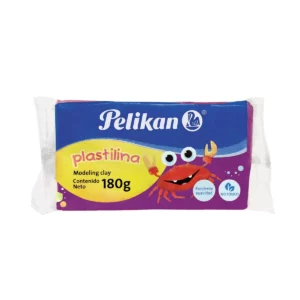 PLASTILINA PELIKAN 180GRS VIOLETA ATADO DE 5 PZAS.