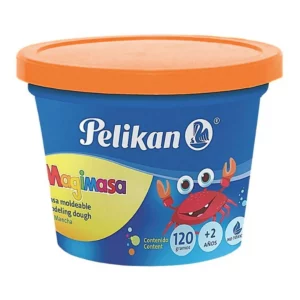 MASA PARA MOLDEAR PELIKAN 112ML NARANJA ATADO DE 2 PZAS.