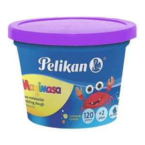 MASA PARA MOLDEAR PELIKAN 112ML MORADO ATADO DE 2 PZAS.