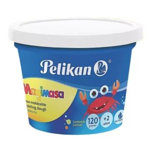 MASA PARA MOLDEAR PELIKAN 112 ML BLANCA ATADO DE 2 PZAS.