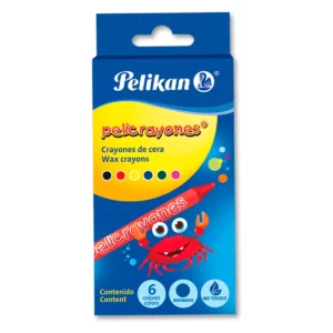 CRAYON REGULAR C/6 PELIKAN 50500600 ATADO DE 5 PZAS.