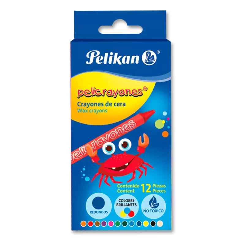 CRAYON REGULAR C/12 PELIKAN 50501200 ATADO DE 6 PZAS.