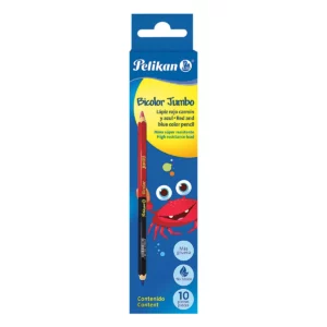 LAPIZ BICOLOR JUMBO PELIKAN C/10