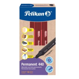 MARCADOR PERMANENTE 440 C/10 ROJO