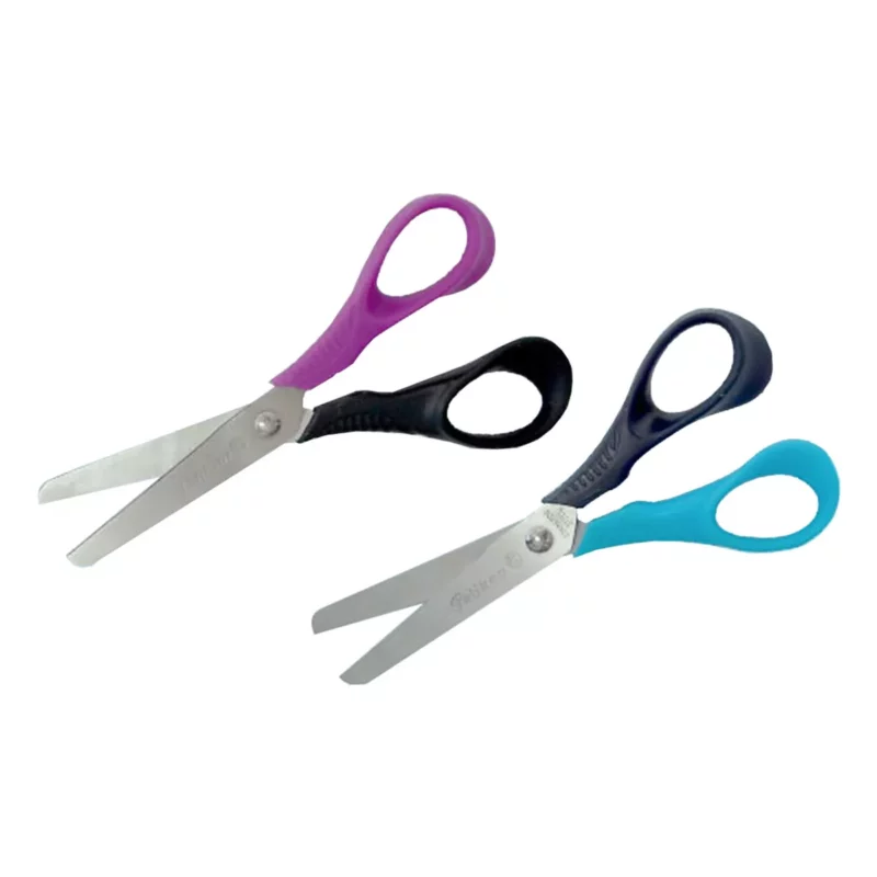 TIJERA ESCOLAR 5" ERGONOMICA 8000035 ATADO DE 12 PZAS.