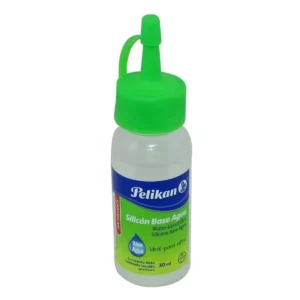 SILICON LIQUIDO PELIKAN BASE AGUA 30ML ATADO DE 6 PZAS.