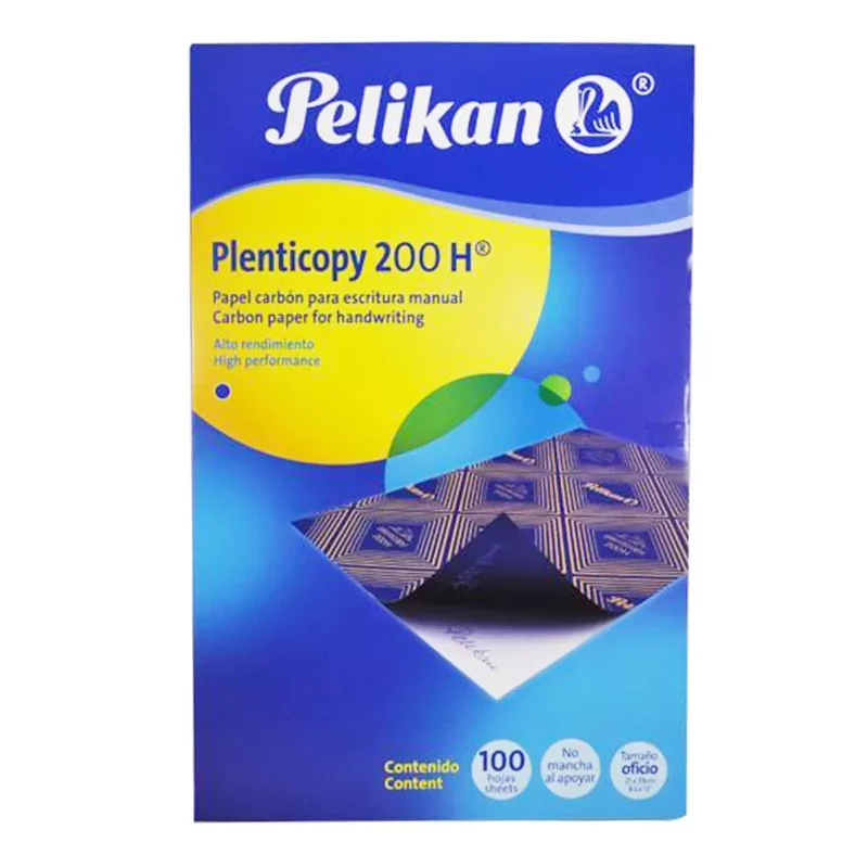 PAPEL CARBON 200H OFICIO AZUL 100HJS
