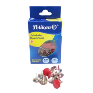 CHINCHE PELIKAN C/100 BERMELLON ATADO DE 5 PZAS.