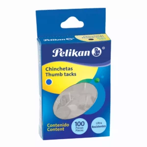 CHINCHE PELIKAN C/100 AZUL ATADO DE 5 PZAS.