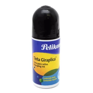 TINTA GIRAPLICA P/SELLOS 60ML NEGRO ATADO DE 4 PZAS.