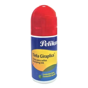 TINTA GIRAPLICA P/SELLOS 60ML ROJA ATADO DE 4 PZAS.