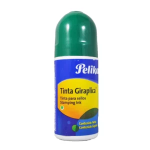 TINTA GIRAPLICA P/SELLOS 60ML VERDE ATADO DE 4 PZAS.