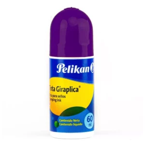 TINTA GIRAPLICA P/SELLOS 60ML VIOLETA ATADO DE 4 PZAS.