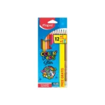 COLORES PEP'S C/12 MAPED + LAPIZ + SACAP ATADO DE 3 PZAS.