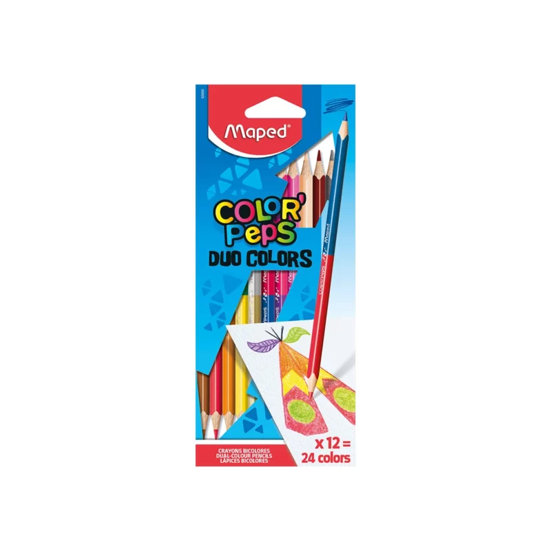COLORES PEP'S DUO 12X24 MAPED 829600 ATADO DE 3 PZAS.