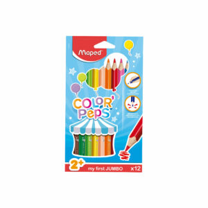 COLORES PEP'S MAXI C/12 MAPED 834010 ATADO DE 2 PZAS.