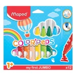 PLUMON JUMBO C/12 COLOR PEP'S MAPED ATADO DE 2 PZAS.