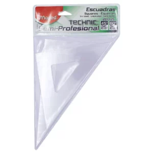 JUEGO ESCUADRAS SEMI PROF S/GRAD 25CMS 2013 ATADO DE 3 PZAS.