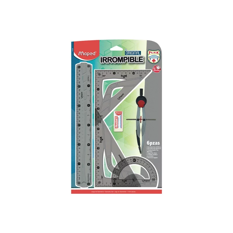 JUEGO GEOMETRICO IRROMPIBLE POCKET 19206 ATADO DE 2 PZAS.